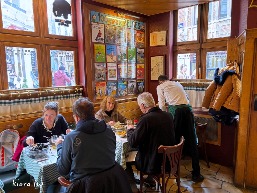 【比利時布魯塞爾美食】Chez Léon百年淡菜餐廳開箱！