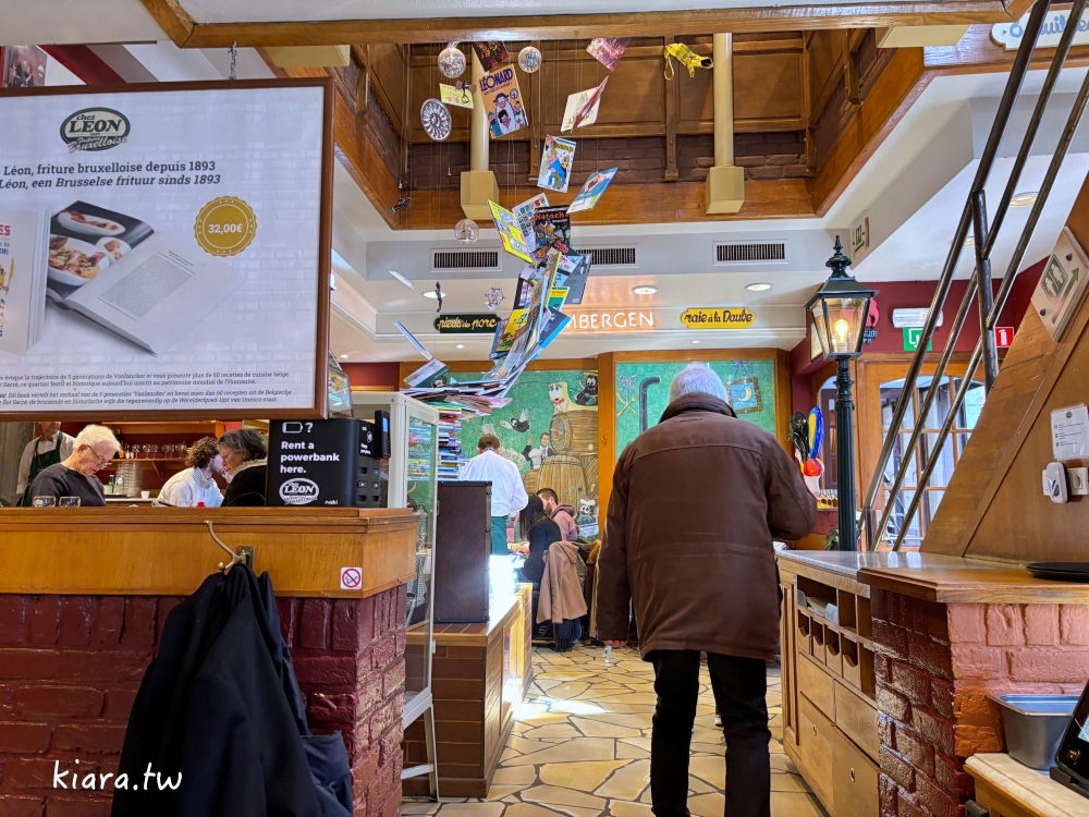 【比利時布魯塞爾美食】Chez Léon百年淡菜餐廳開箱！