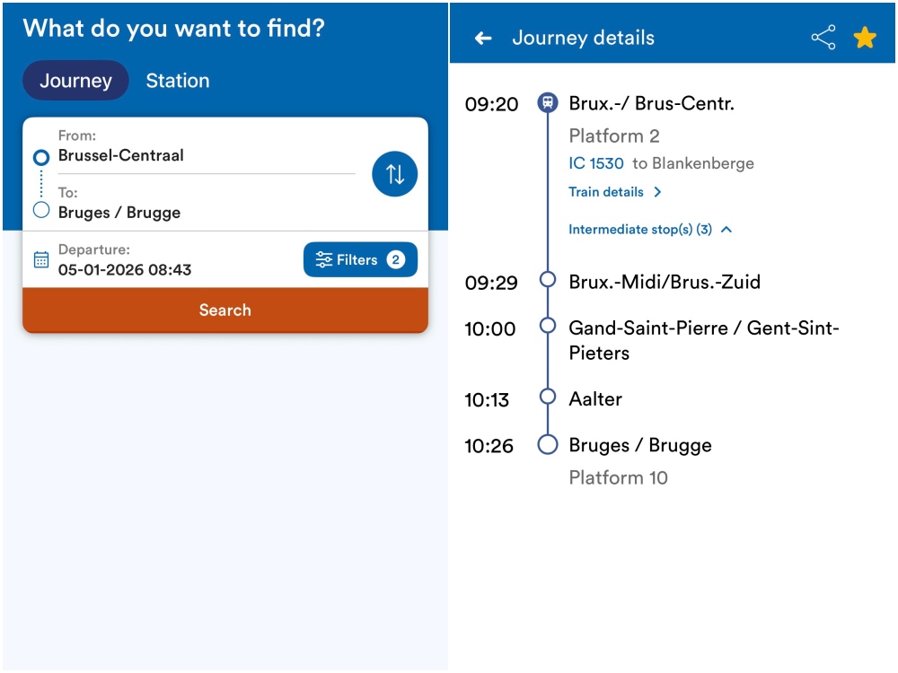 【比利時 SNCB 火車攻略】比利時國鐵怎麼搭?購票方式、優惠票種、自由行必看整理 - 第2張圖 【比利時 SNCB 火車攻略】比利時國鐵怎麼搭?購票方式、優惠票種、自由行必看整理
