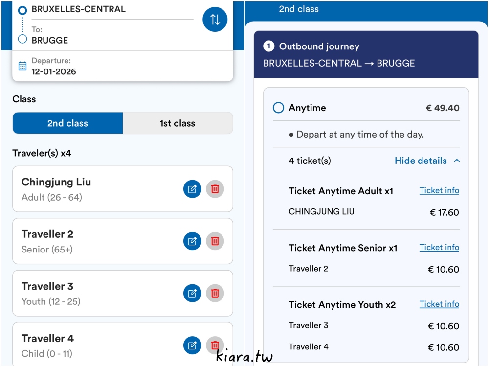 【比利時 SNCB 火車攻略】比利時國鐵怎麼搭?購票方式、優惠票種、自由行必看整理 - 第3張圖 【比利時 SNCB 火車攻略】比利時國鐵怎麼搭?購票方式、優惠票種、自由行必看整理